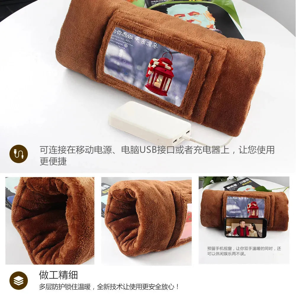 Explosion-proof Plush Hot Water Bottle Electric Heating Handbag - Bellarte Enchanté Explosion-proof Plush Hot Water Bottle Electric Heating Handbag